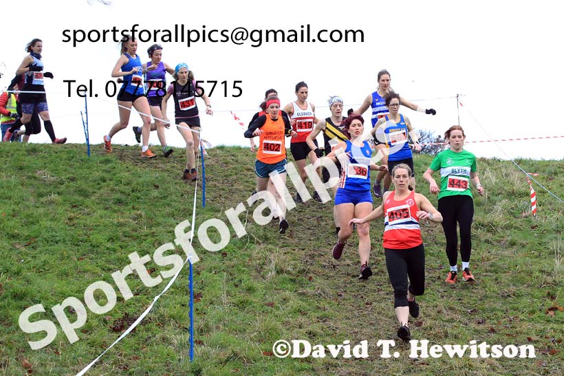 Senior Women and Masters Womens 2022 Birtley Cross Country Relays. Photo: David T. Hewitson/Sports for All Pics